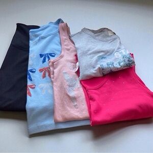 5-Piece Everyday Style Bundle – Size Large top,tanks,and leggings lot of women’s